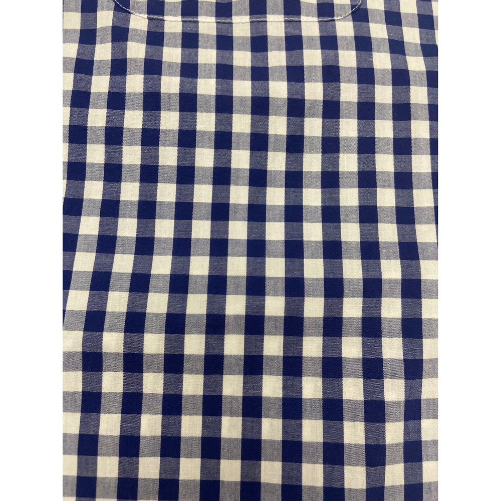 US POLO ASSN Mens Gingham Button Down Shirt Short Sleeve Classic Fit Large - Picture 5 of 7